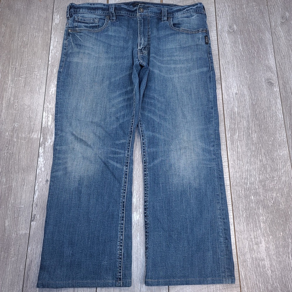 Silver Jeans Mens 40x29 Gordie Loose Straight Leg Blue Denim Altered Pants